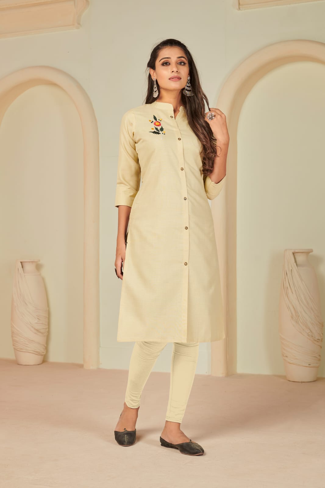 Banwery Fashion sundri cotton decent look kurti catalog