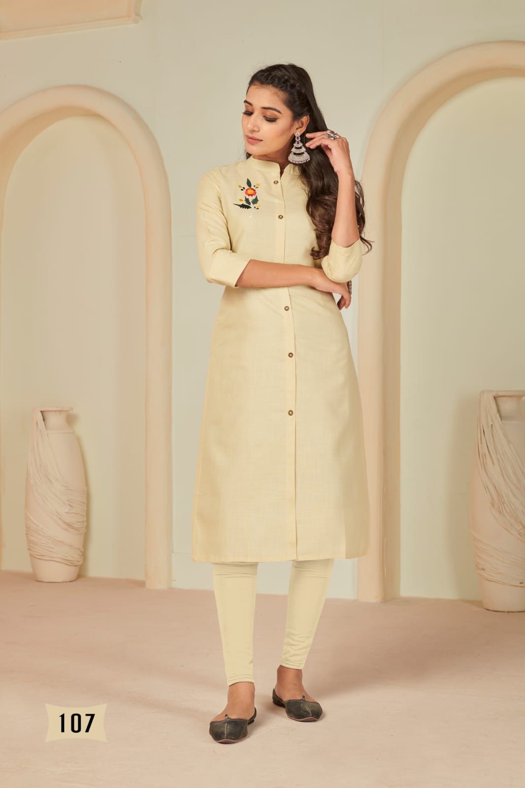 Banwery Fashion sundri cotton decent look kurti catalog