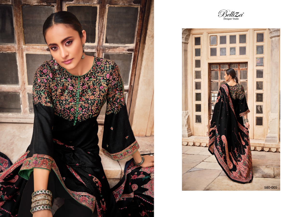 belliza designer studio kashmiriyat pashmina regal look salwar suit catalog