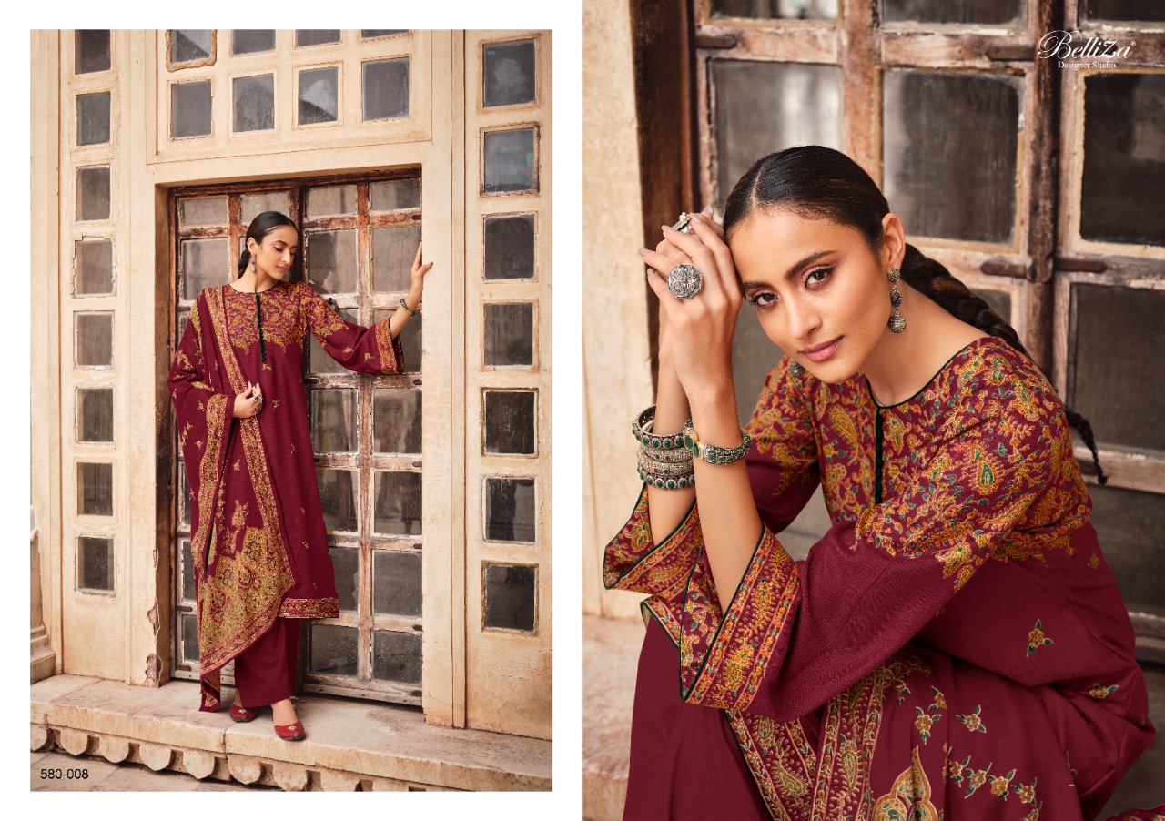 belliza designer studio kashmiriyat pashmina regal look salwar suit catalog