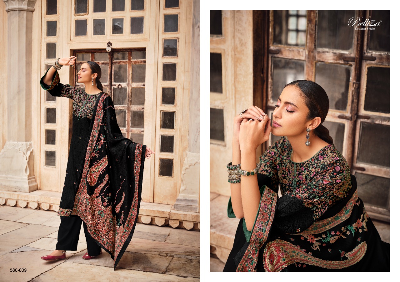 belliza designer studio kashmiriyat pashmina regal look salwar suit catalog