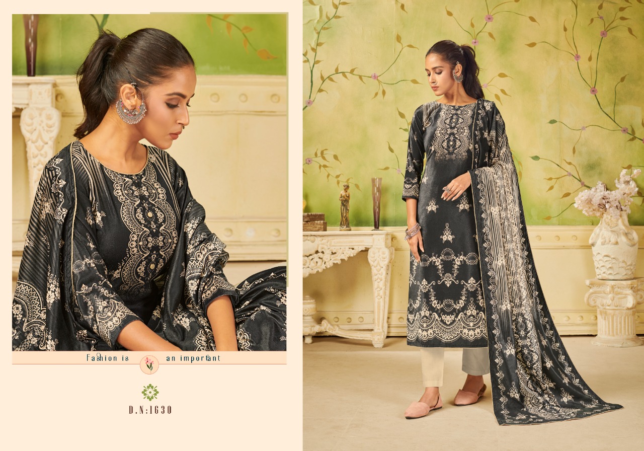 bipson black beauty pashmina exclusive print salwar suit catalog