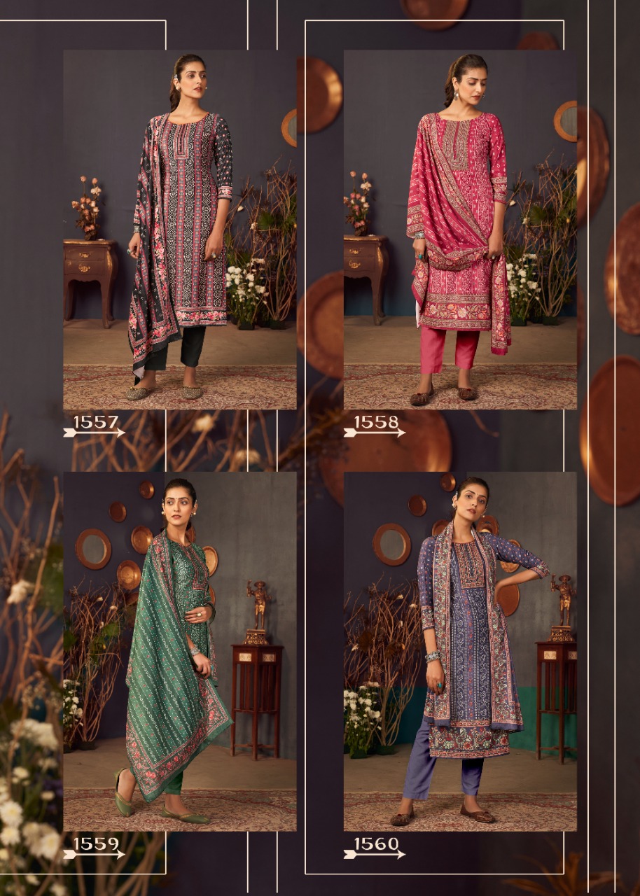 bipson nooraniyat 1557 1560 viscose astonishing salwar suit catalog