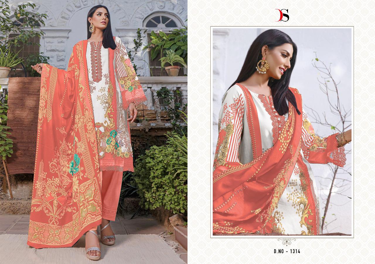 deepsy suit firdos classic cotton catchy look salwar suit with cotton dupatta catalog