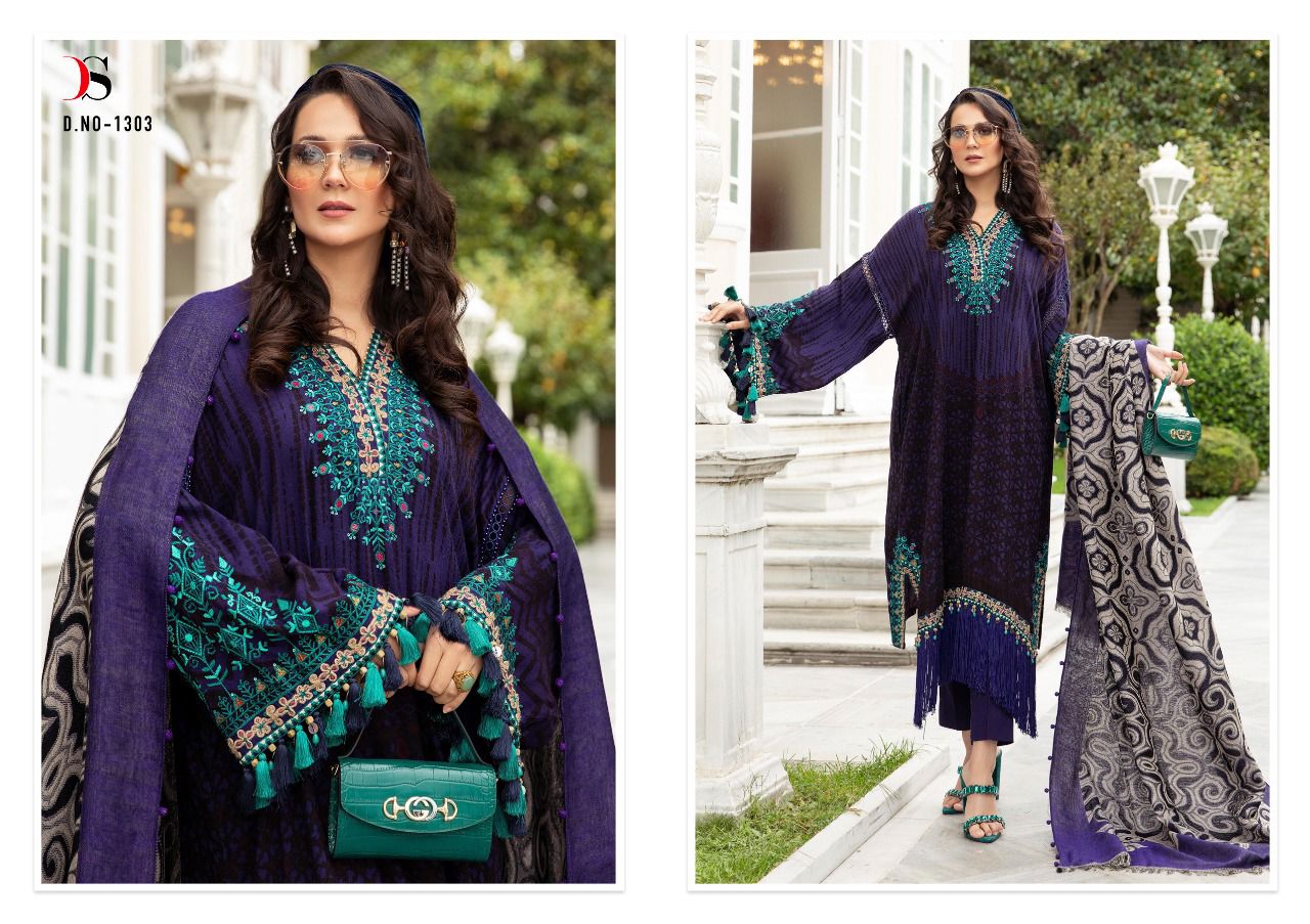 deepsy suit Mariab premium lawn 21 cotton catchy look salwar suit with cotton mal maldupatta catalog