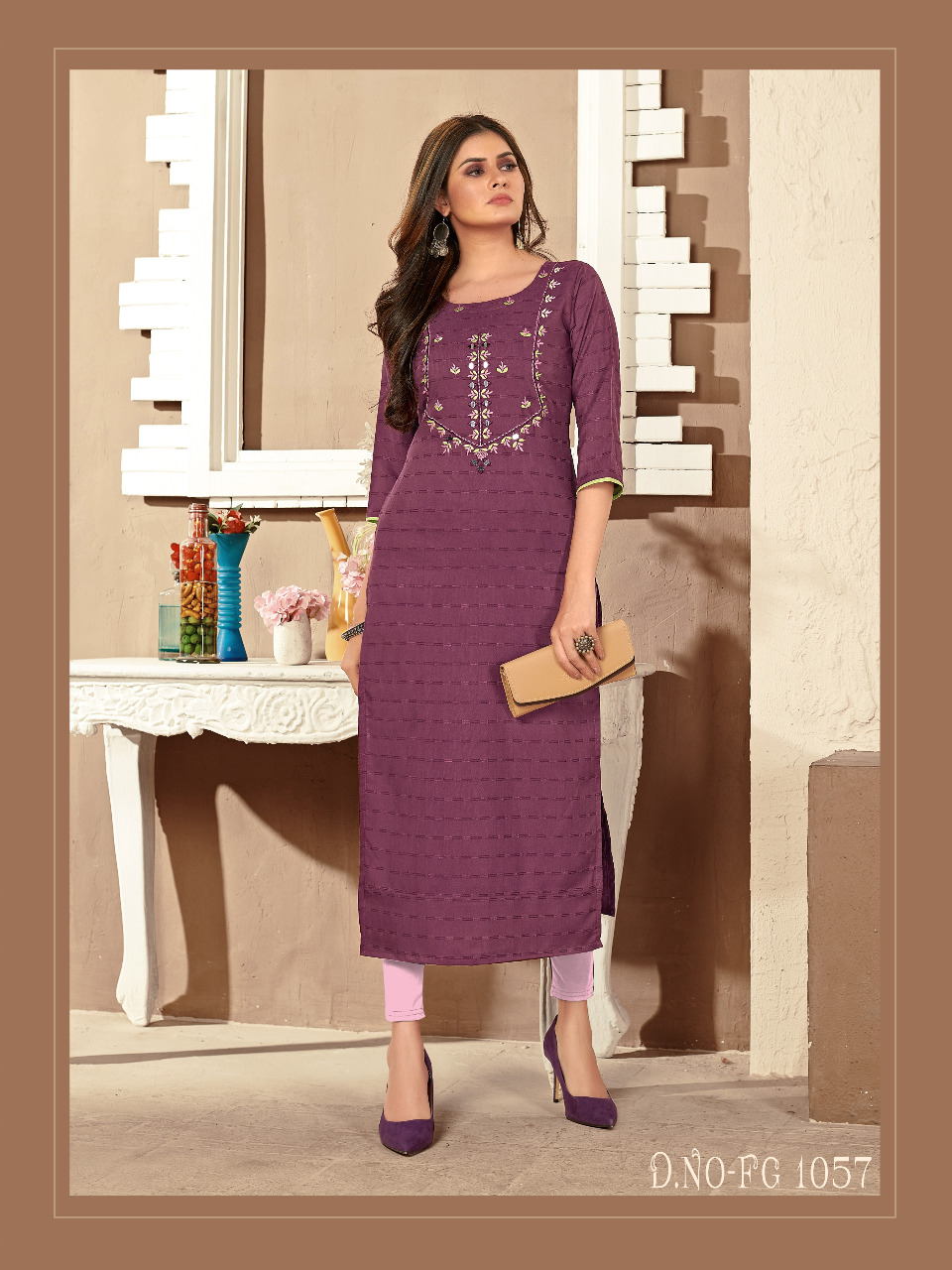 fashion galleria kalindi vol 1 viscose trendy modern look kurti catalog