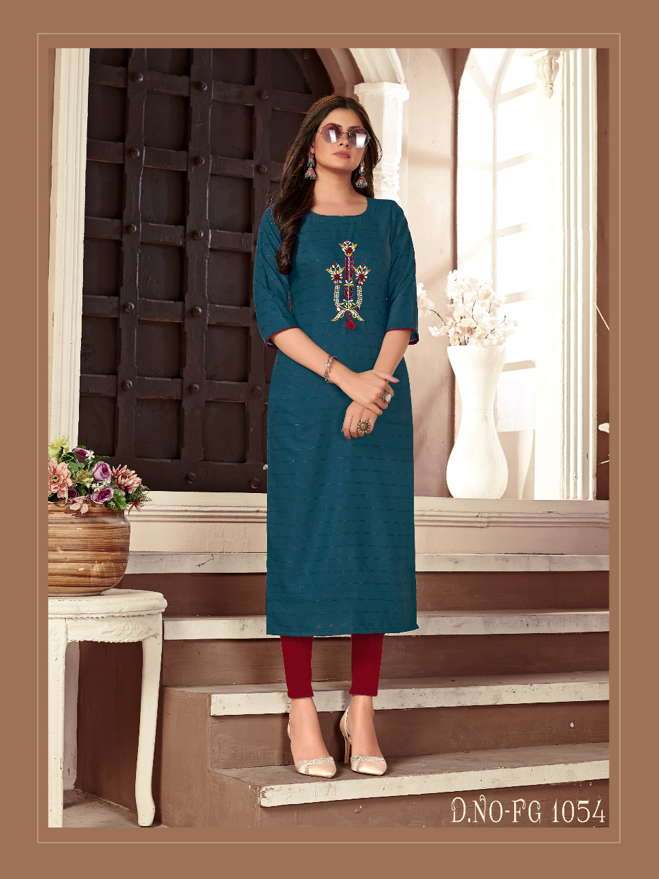 fashion galleria kalindi vol 1 viscose trendy modern look kurti catalog