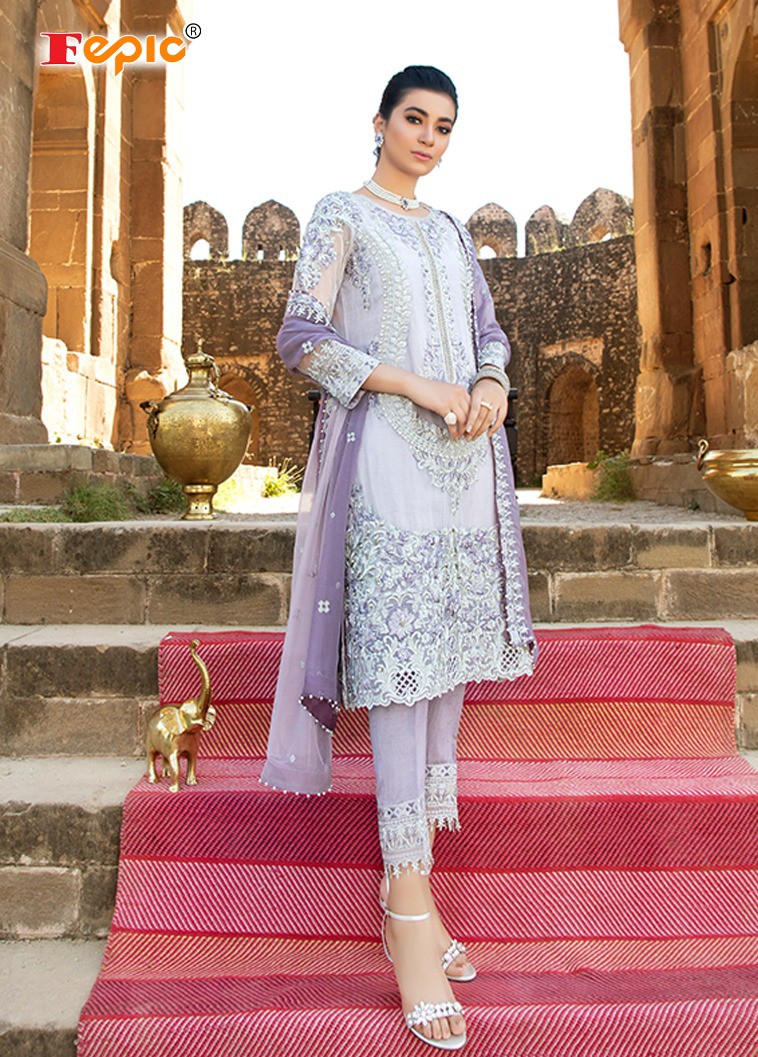 fepic resemeen c 1121 net regal look salwar suit single