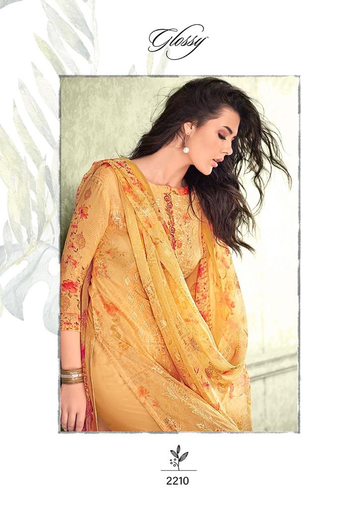 glossy crescent viscose gorgeous look salwar suit catalog