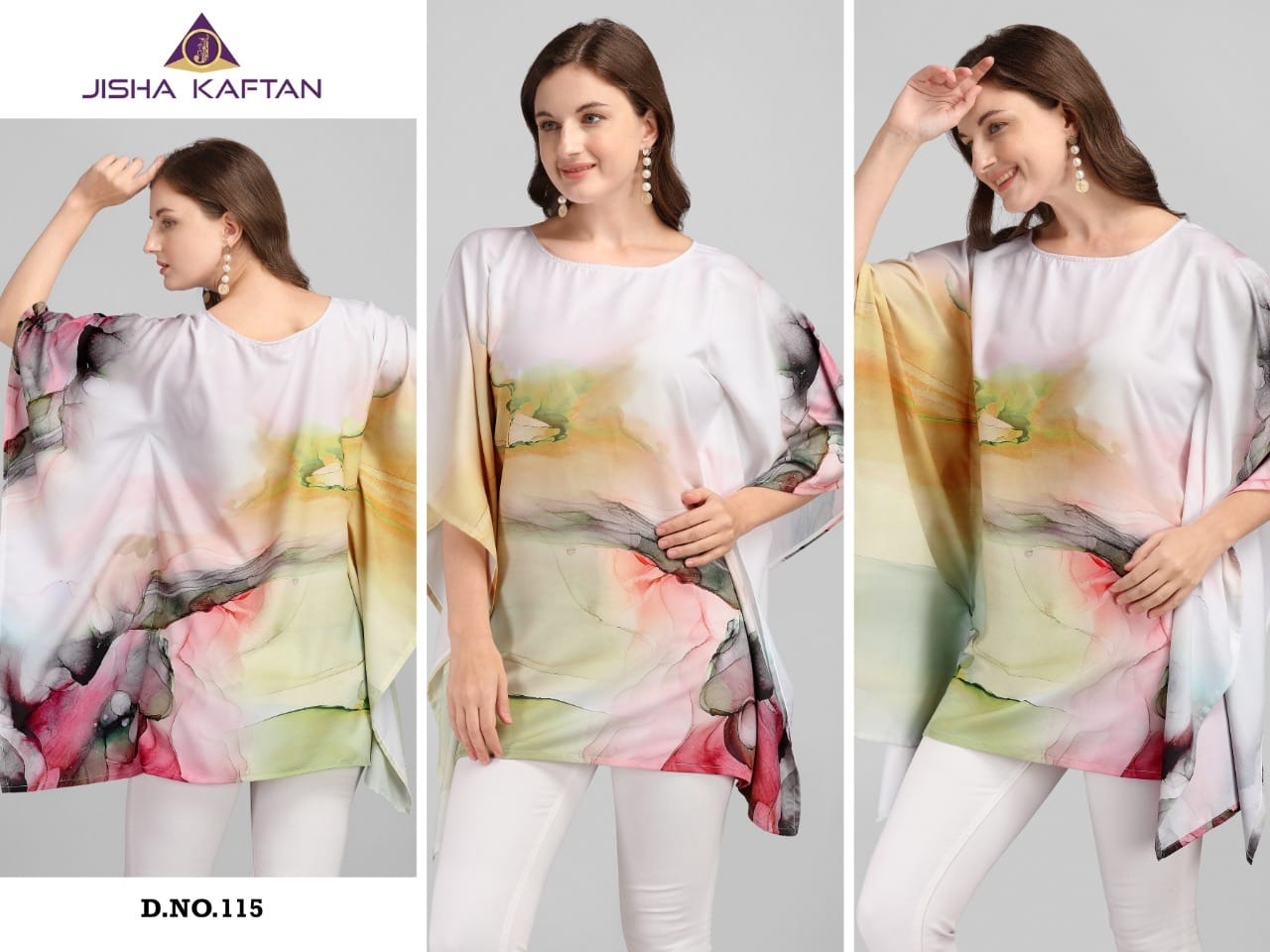 jelite kaftan tunics vol 2 rayon innovative look top catalog