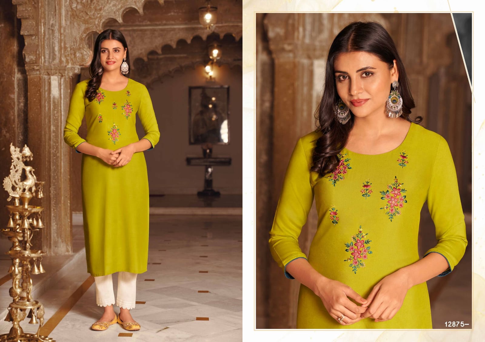 kalroop kajree lily vol 21 rayon astonishing kurti catalog