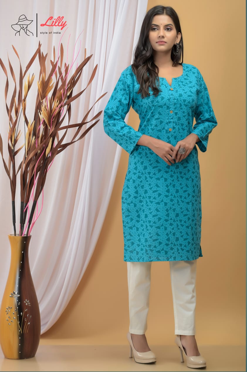 Lilly style of india krisha 4 cotton affordable price top with pant size set