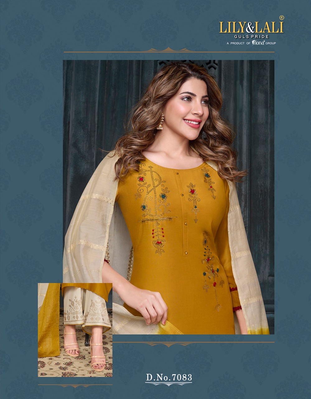 lily and lali muskan 2 silk classic trendy look top bottom with dupatta catalog