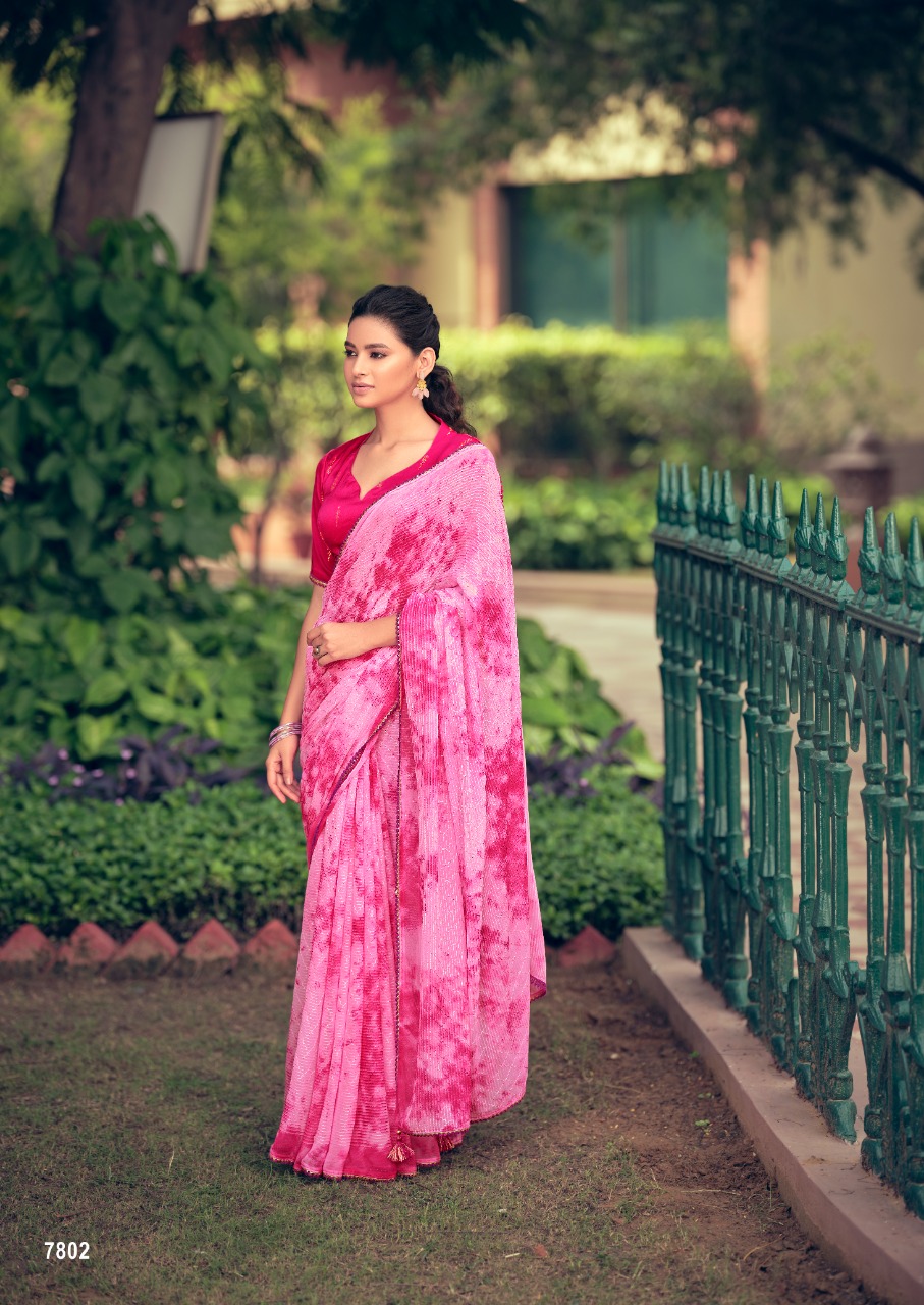 lt kashvi creation almora viscose beautiful print saree catalog