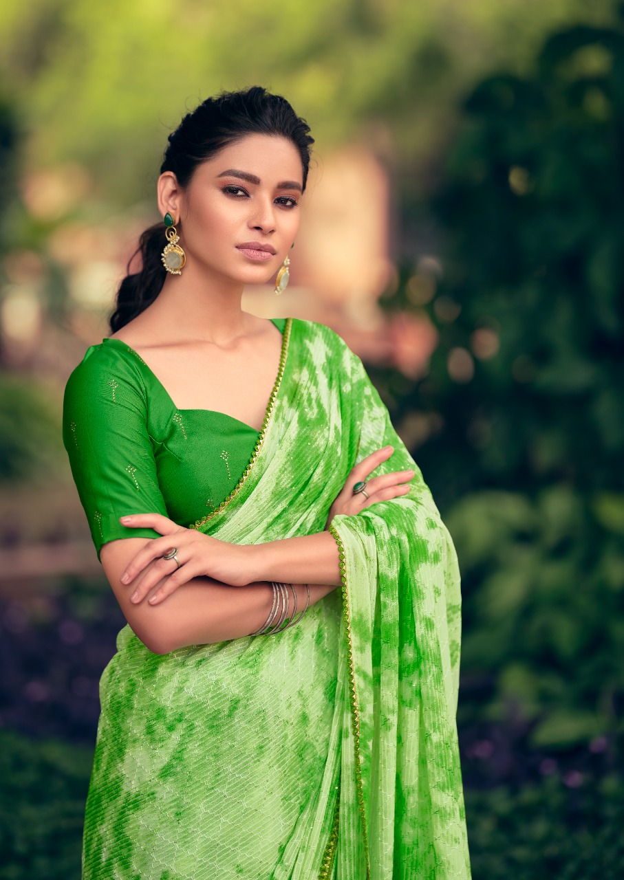 lt kashvi creation almora viscose beautiful print saree catalog