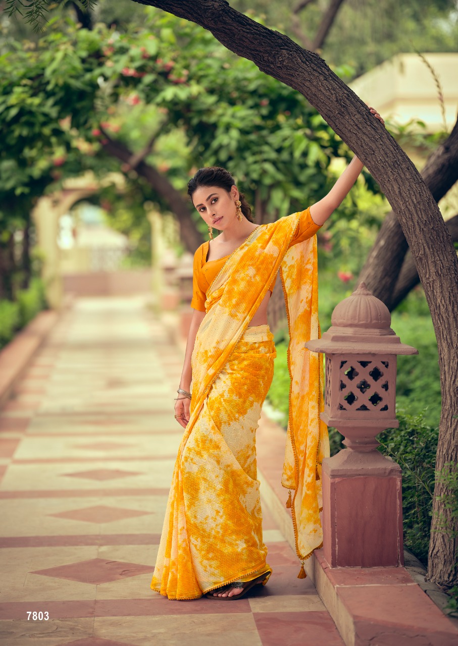 lt kashvi creation almora viscose beautiful print saree catalog