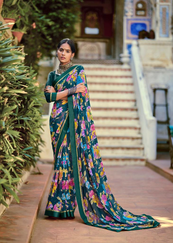 lt kashvi creation phulwari weightless beautifull print saree catalog