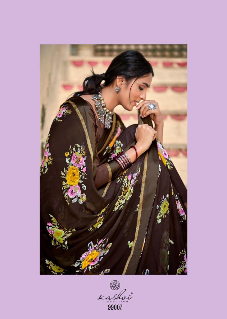 lt kashvi creation phulwari weightless beautifull print saree catalog