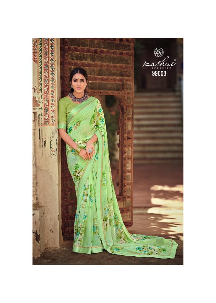 lt kashvi creation phulwari weightless beautifull print saree catalog