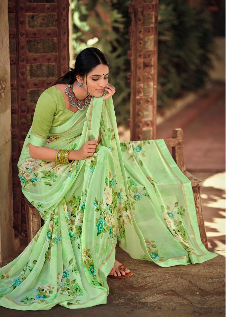 lt kashvi creation phulwari weightless beautifull print saree catalog