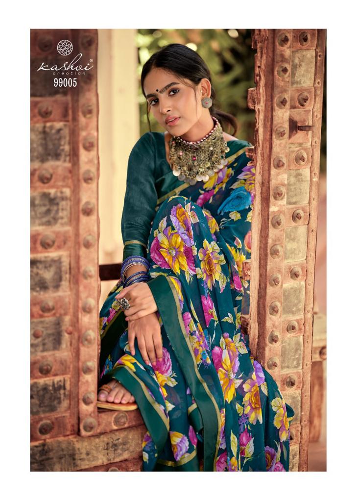 lt kashvi creation phulwari weightless beautifull print saree catalog