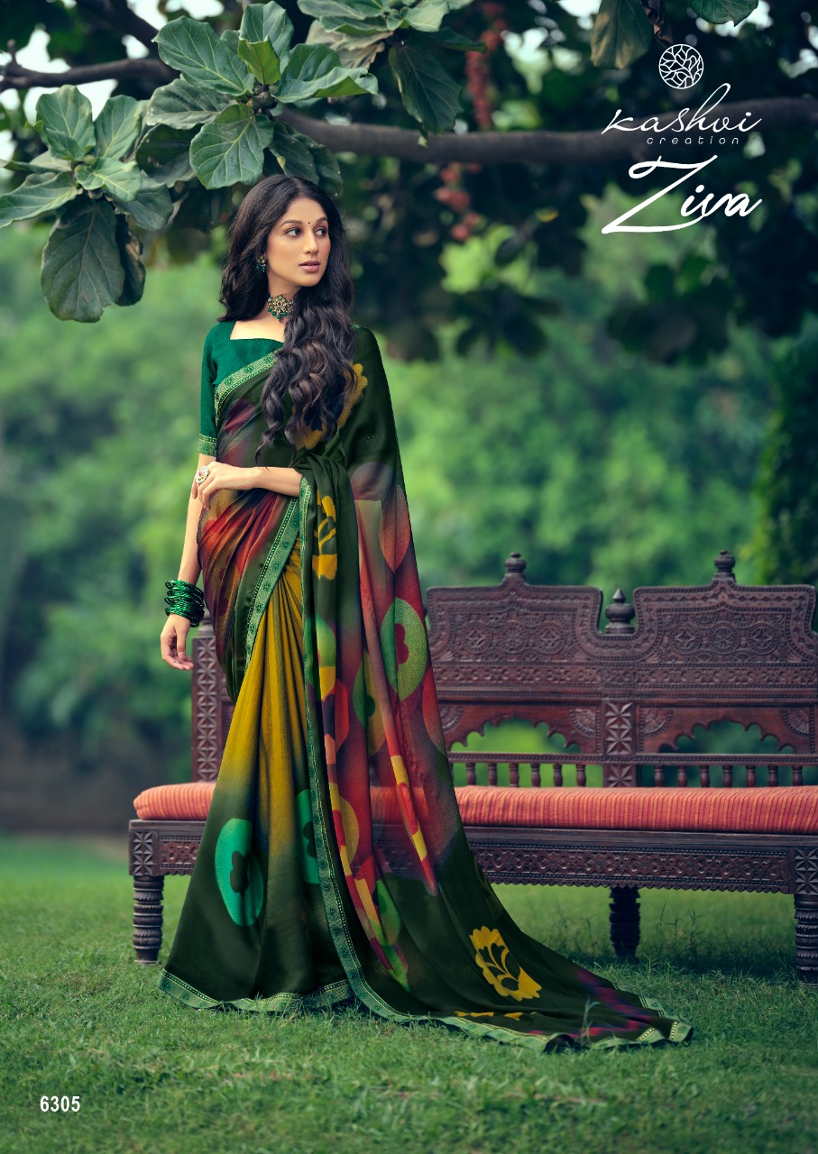 lt kashvi creation ziva black rangoli astonishing saree catalog