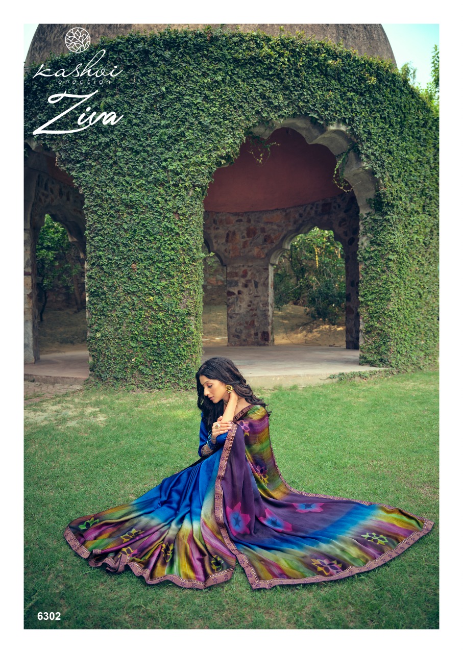 lt kashvi creation ziva black rangoli astonishing saree catalog