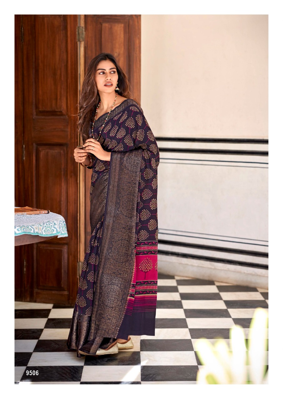 lt rushank cotton gorgeous look saree catalog