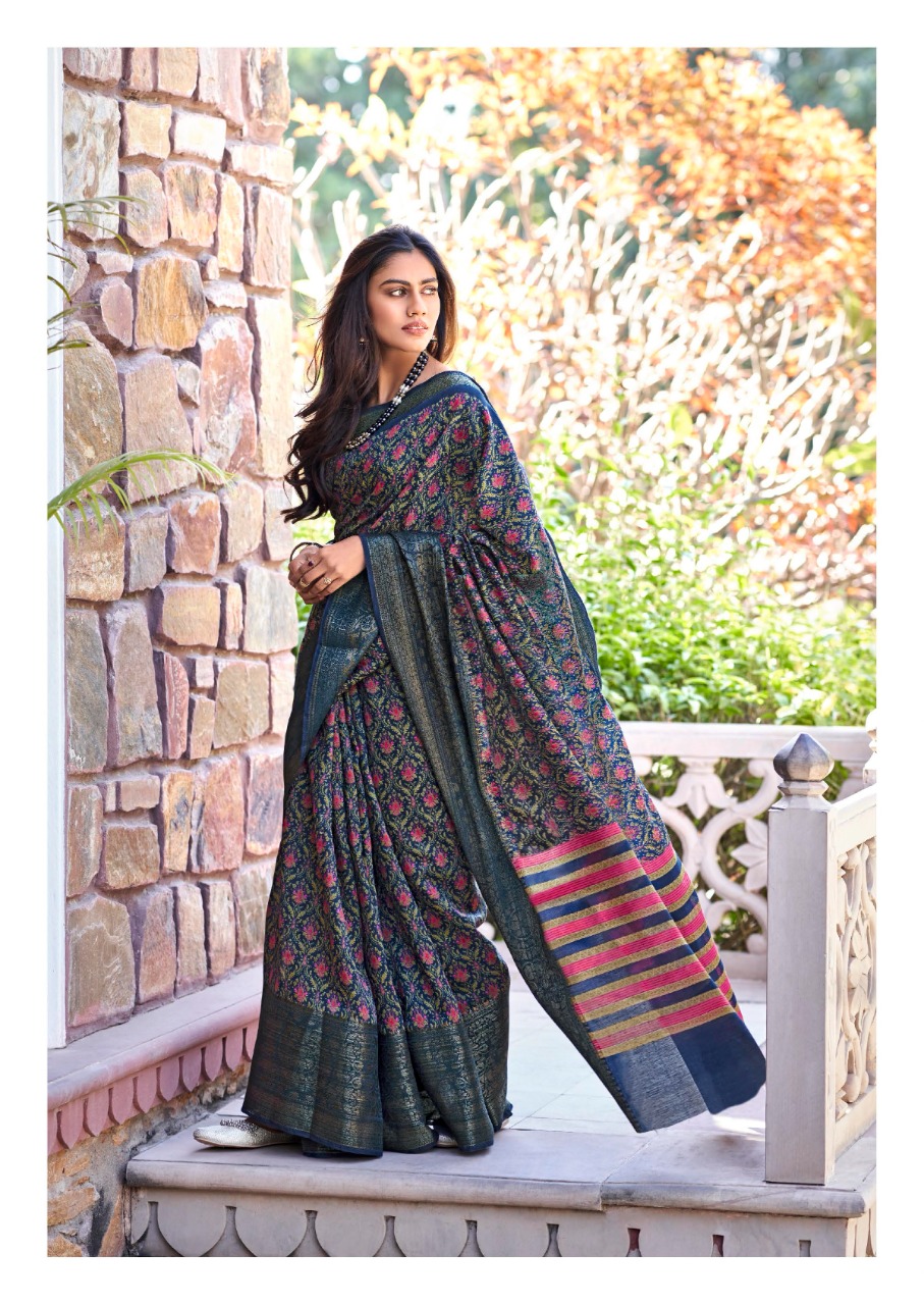 lt rushank cotton gorgeous look saree catalog