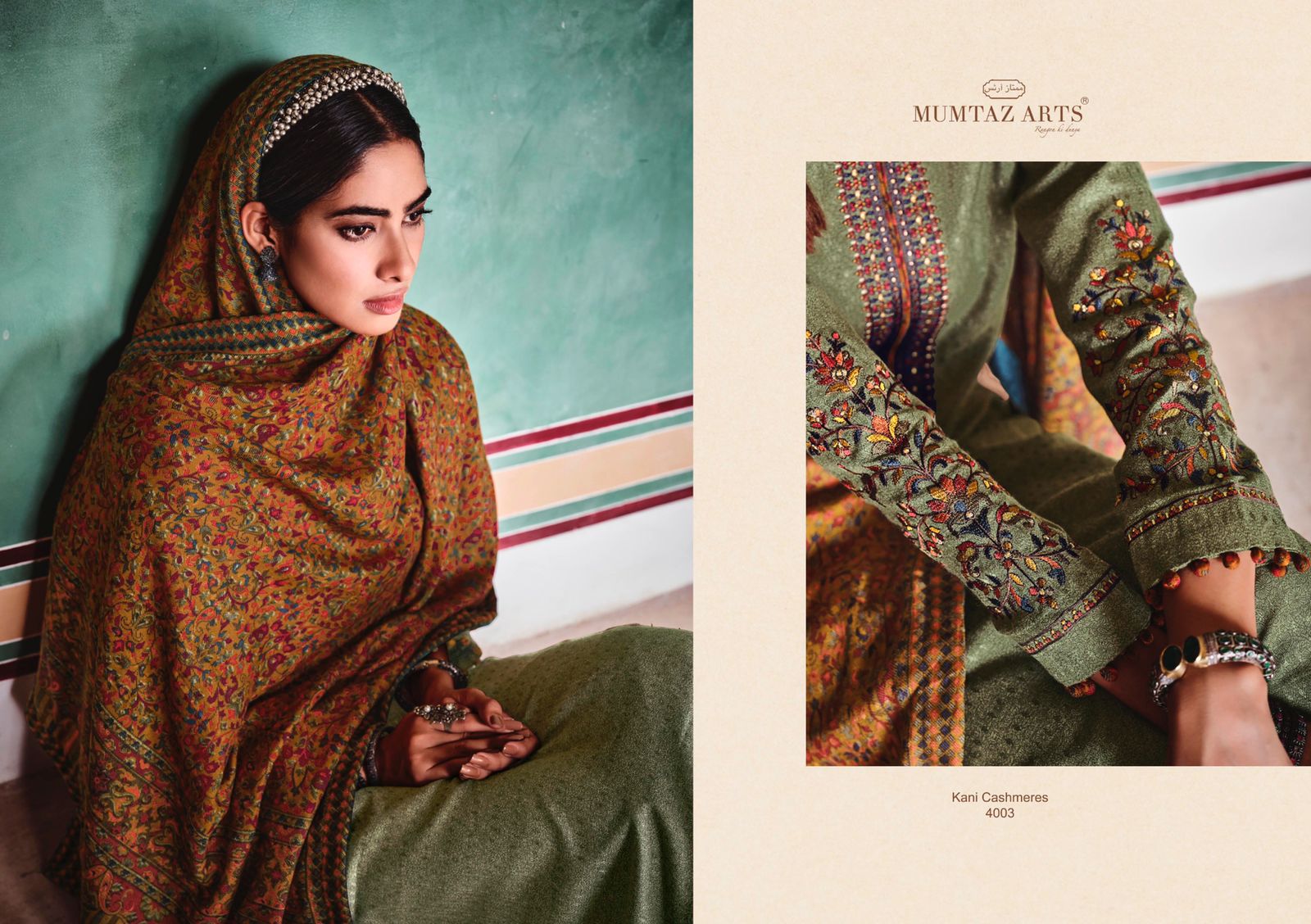 mumtaz art kani cashmere cotton  elegant salwar suit catalog