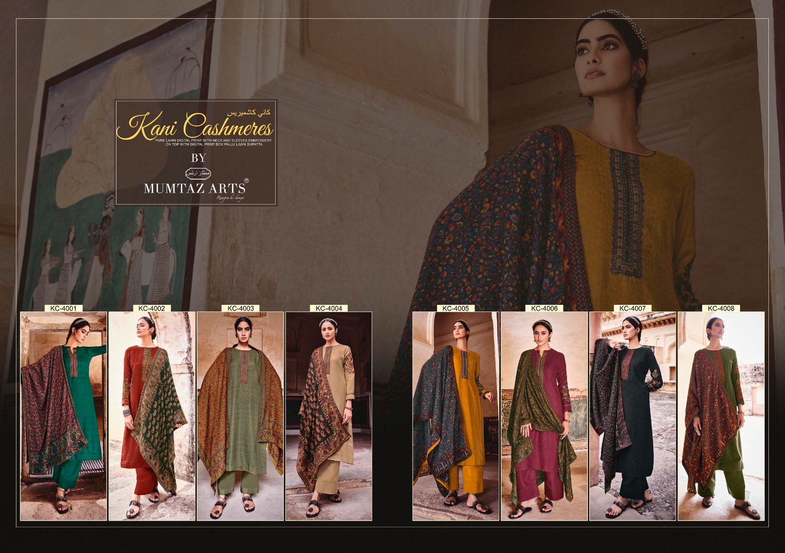 mumtaz art kani cashmere cotton  elegant salwar suit catalog