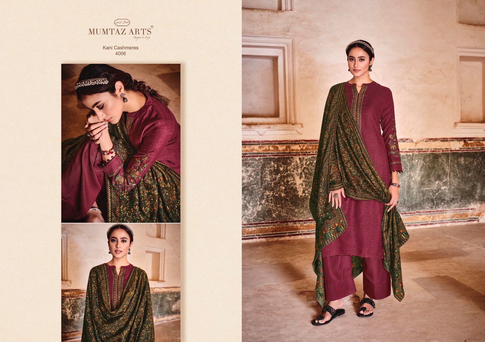 mumtaz art kani cashmere cotton  elegant salwar suit catalog