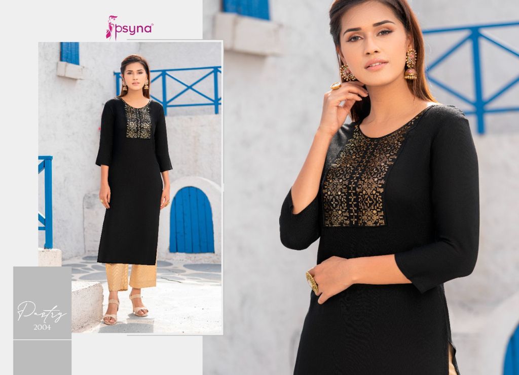 psyna pastry 2 rayon classic trendy look kurti catalog