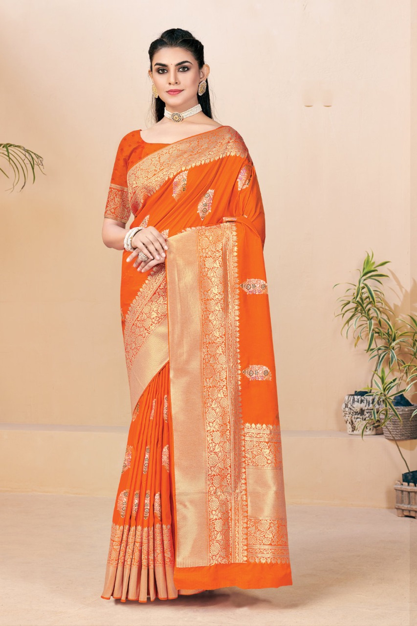 sangam print zamkudi silk  silk  graceful look saree catalog