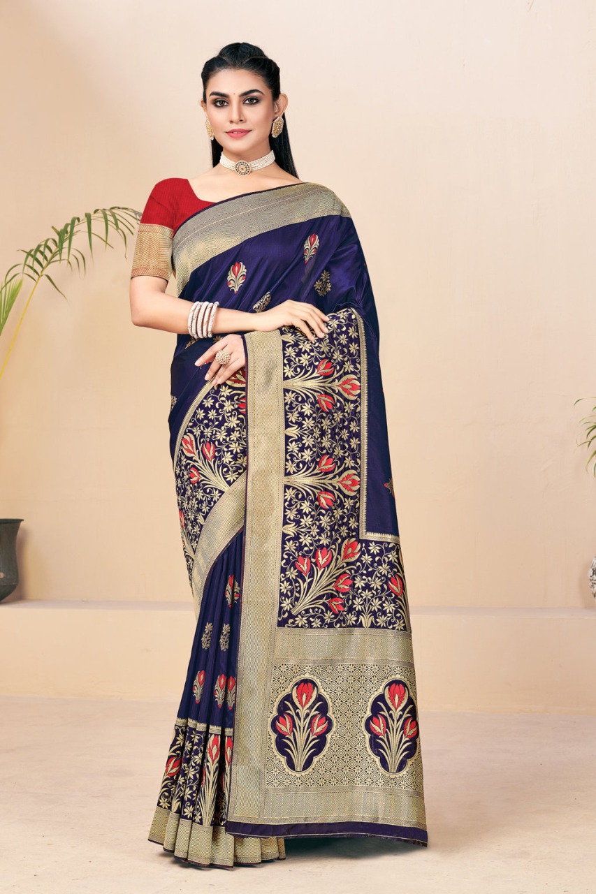 sangam print zamkudi silk  silk  graceful look saree catalog