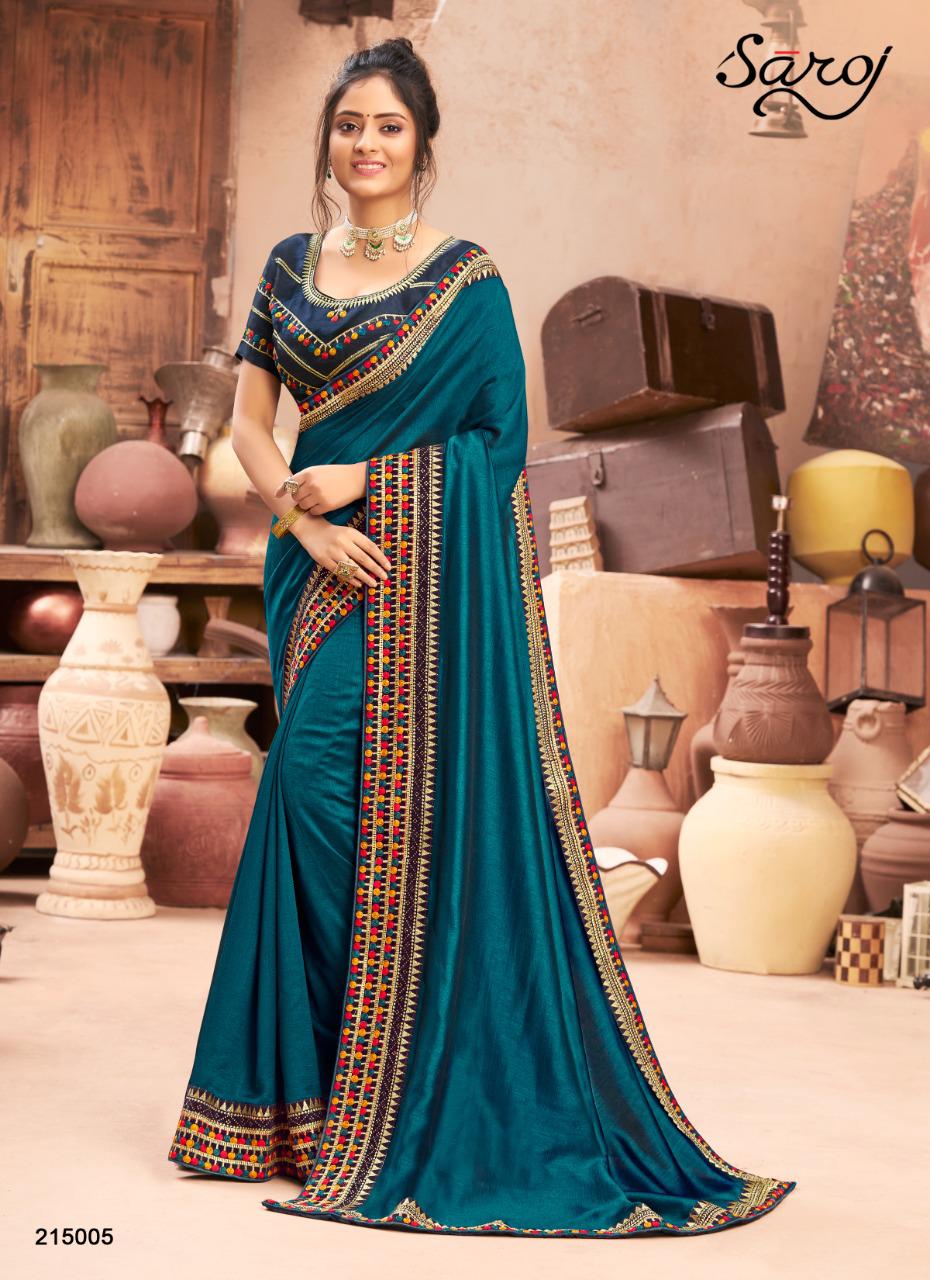 saroj saree aagman vichitra  silk astonishing saree catalog