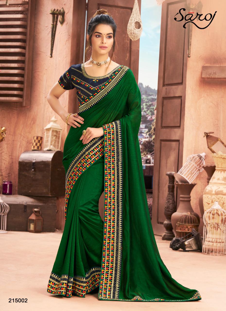 saroj saree aagman vichitra  silk astonishing saree catalog