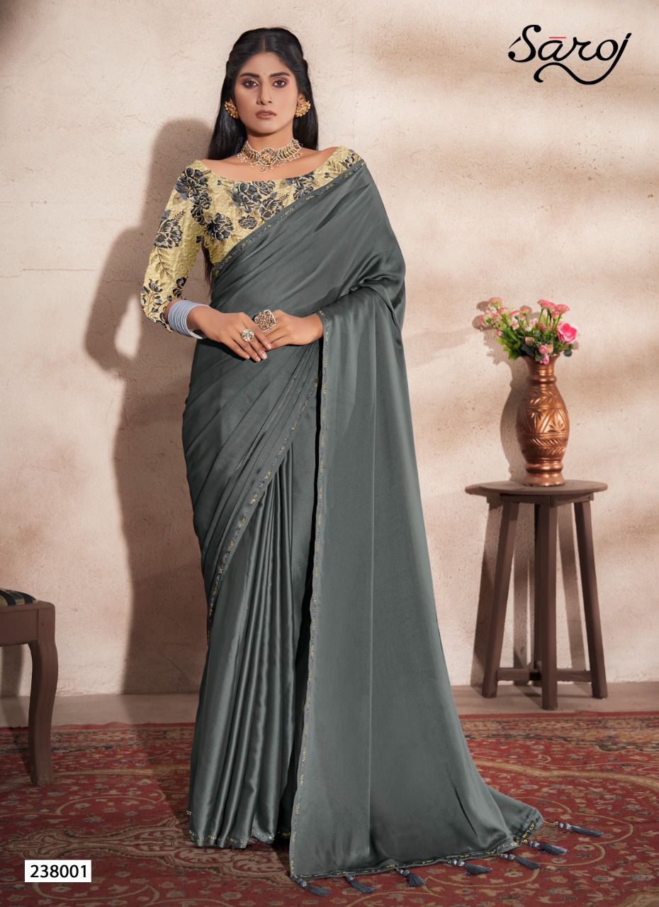 saroj saree julliet silk graceful look saree catalog