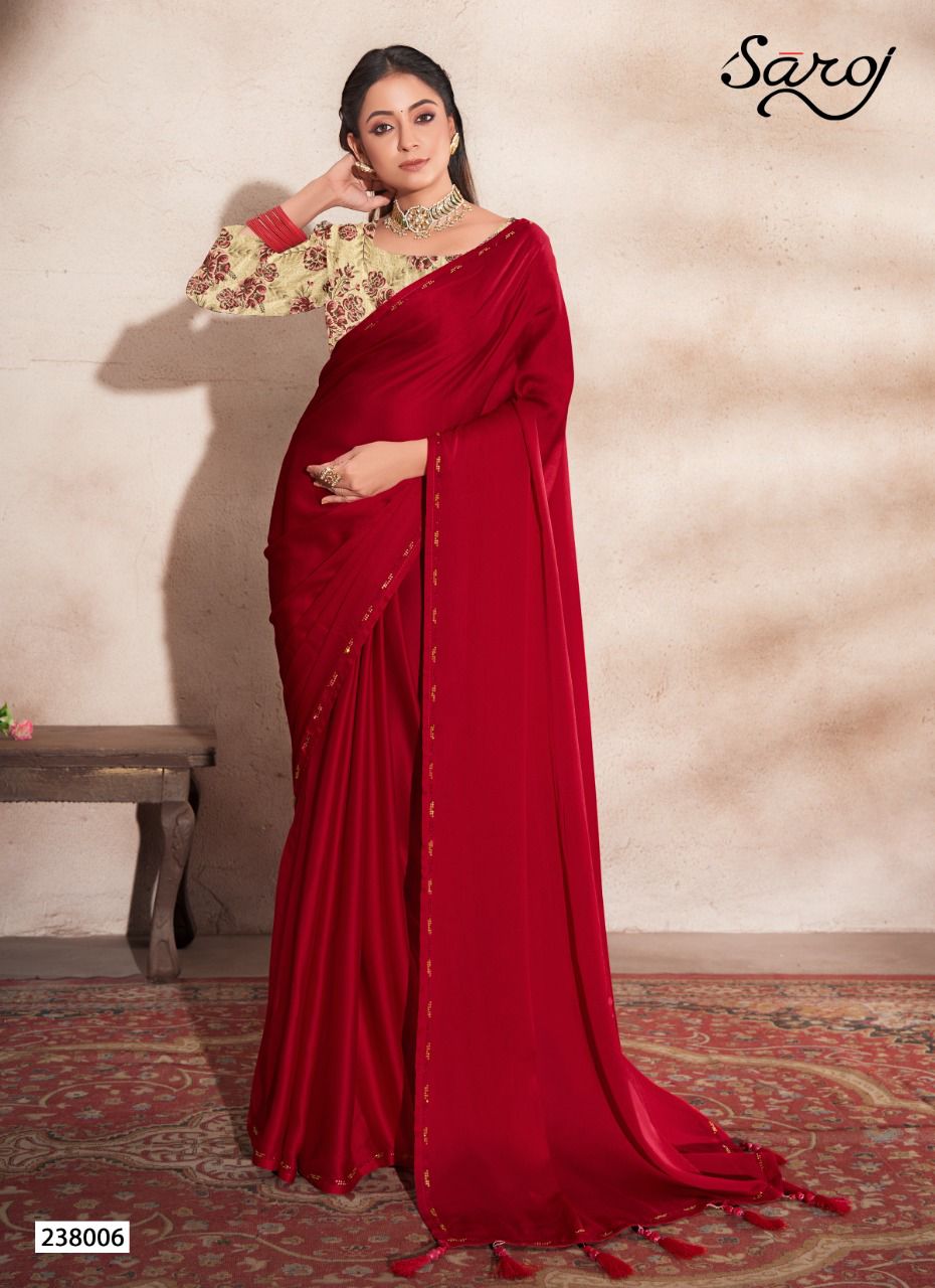 saroj saree julliet silk graceful look saree catalog