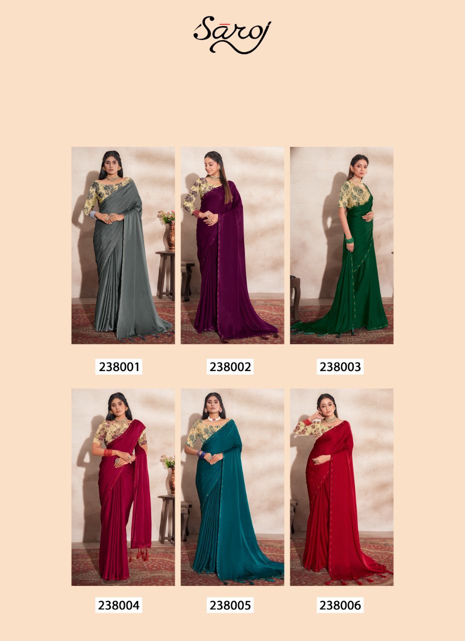 saroj saree julliet silk graceful look saree catalog