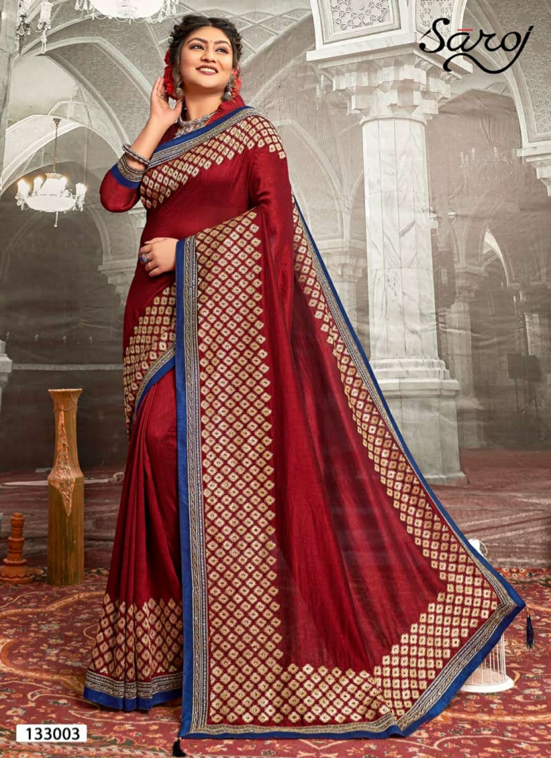 saroj saree madhurima silk  gorgeous look saree catalog