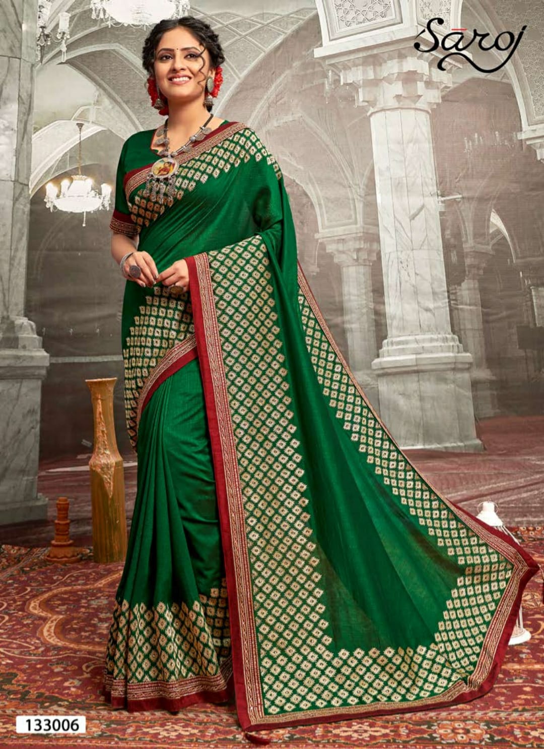 saroj saree madhurima silk  gorgeous look saree catalog