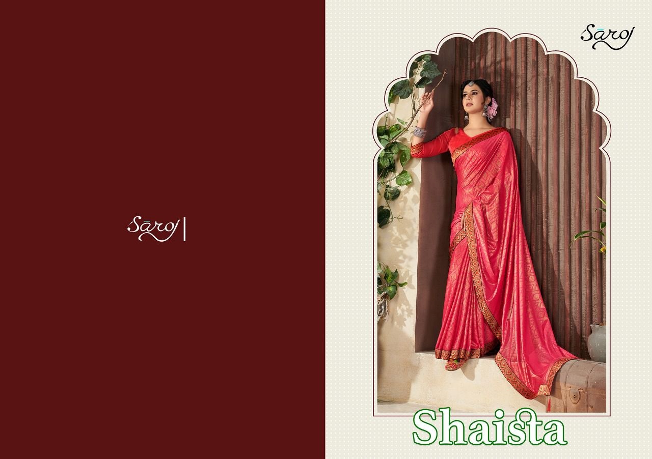 saroj saree shaista Banglori Silk gorgeous look saree catalog