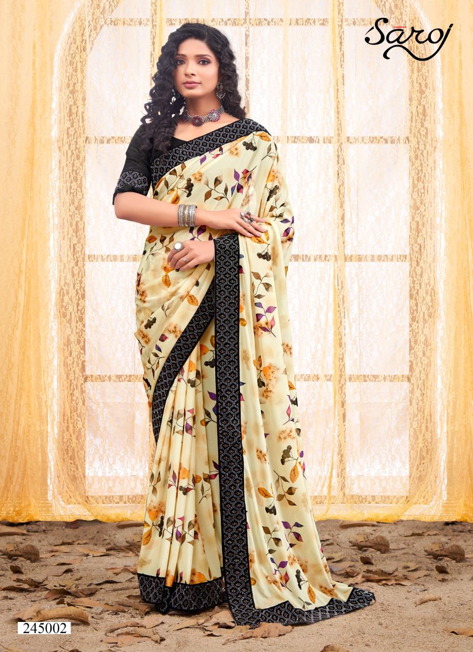 saroj saree Shobhanaa Vol-2 lycra exclusive print saree catalog