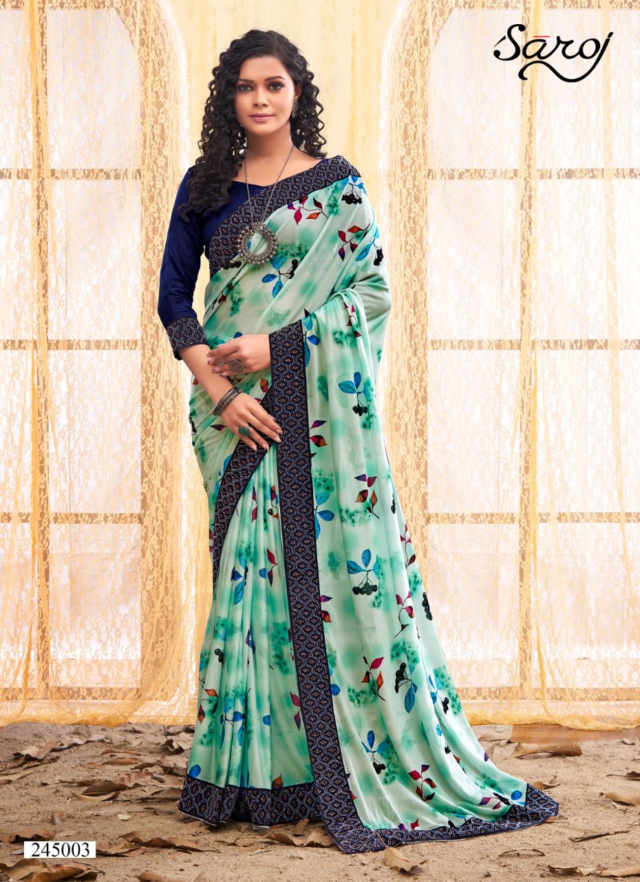 saroj saree Shobhanaa Vol-2 lycra exclusive print saree catalog