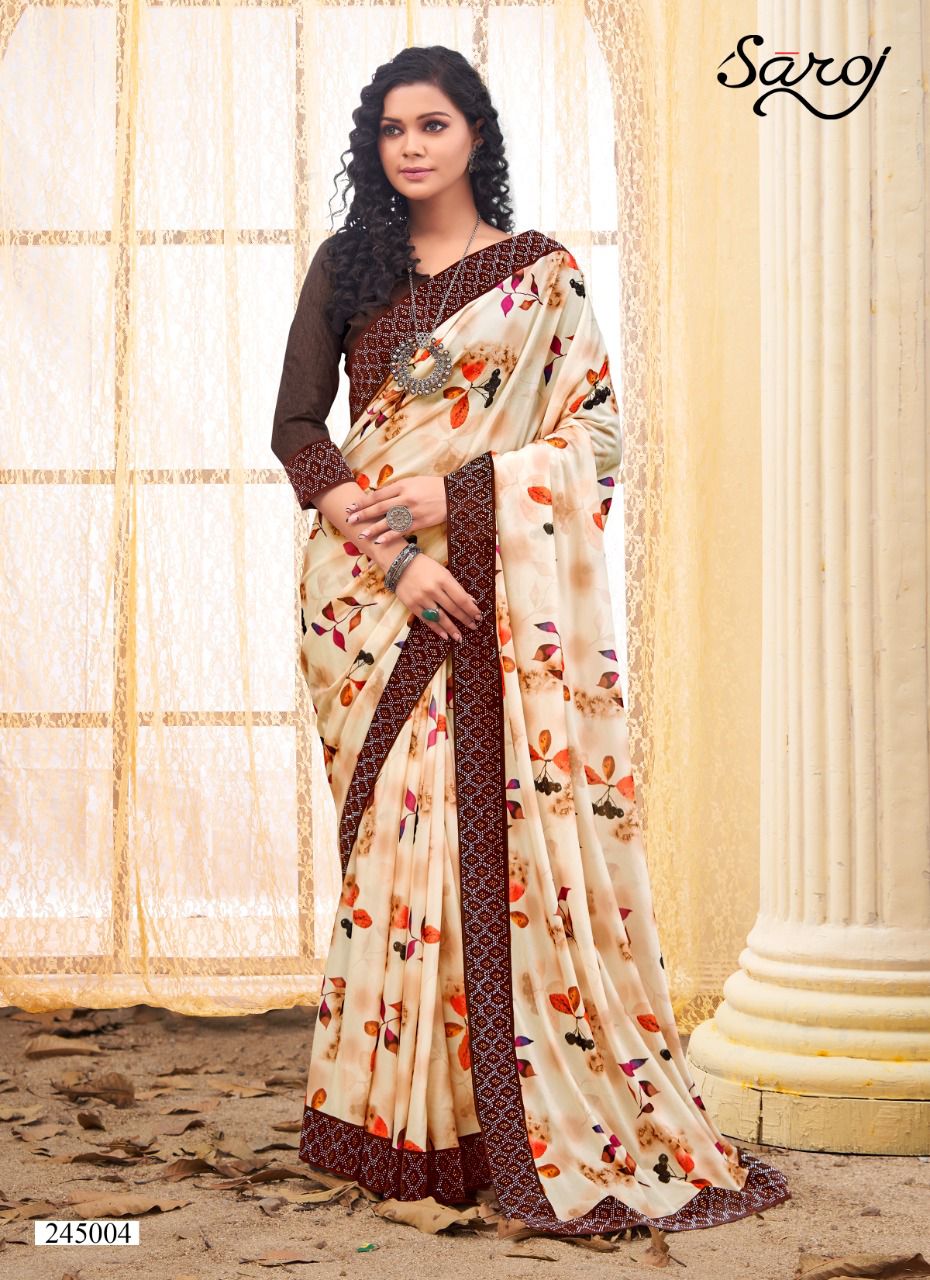 saroj saree Shobhanaa Vol-2 lycra exclusive print saree catalog