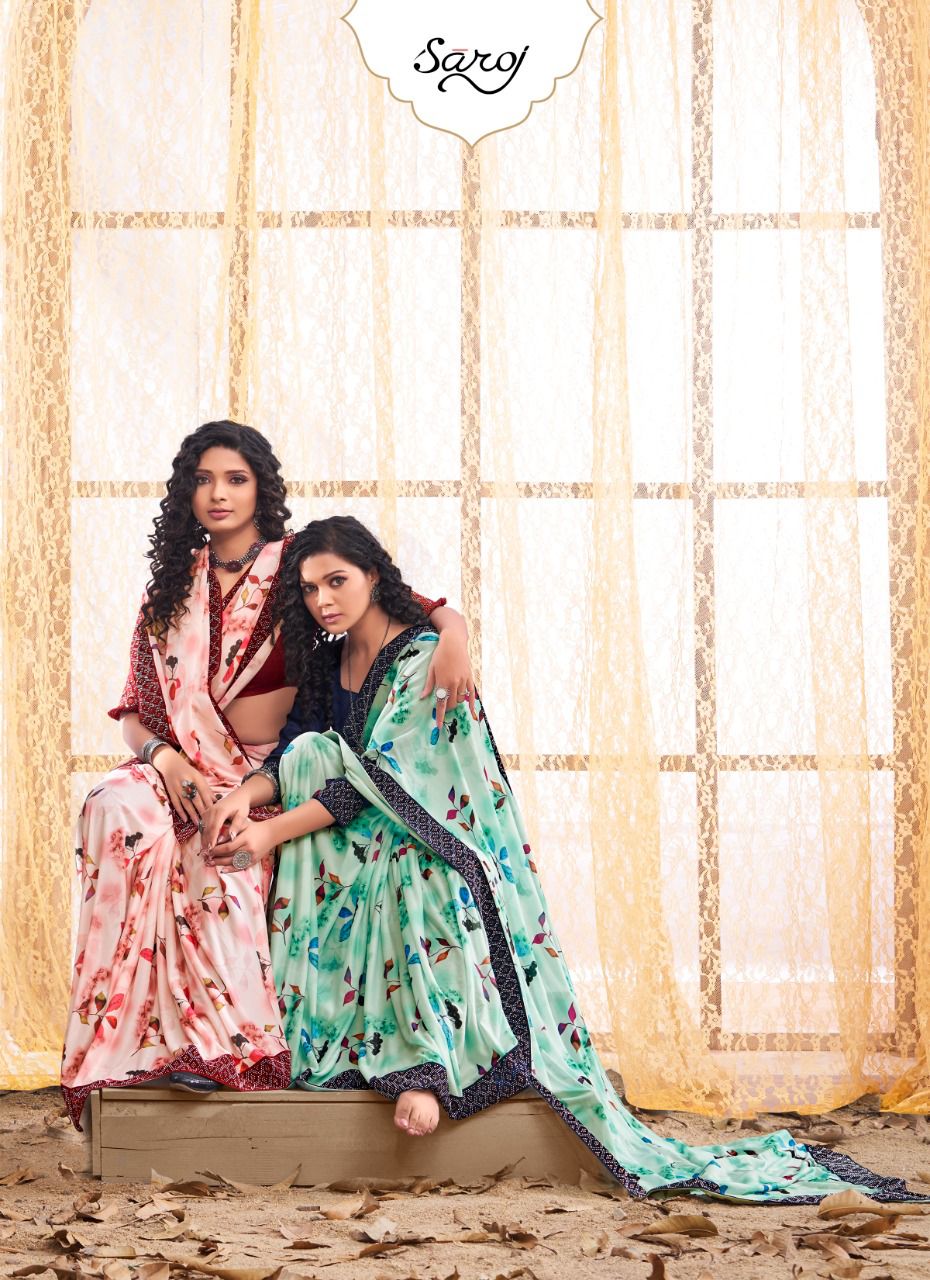 saroj saree Shobhanaa Vol-2 lycra exclusive print saree catalog