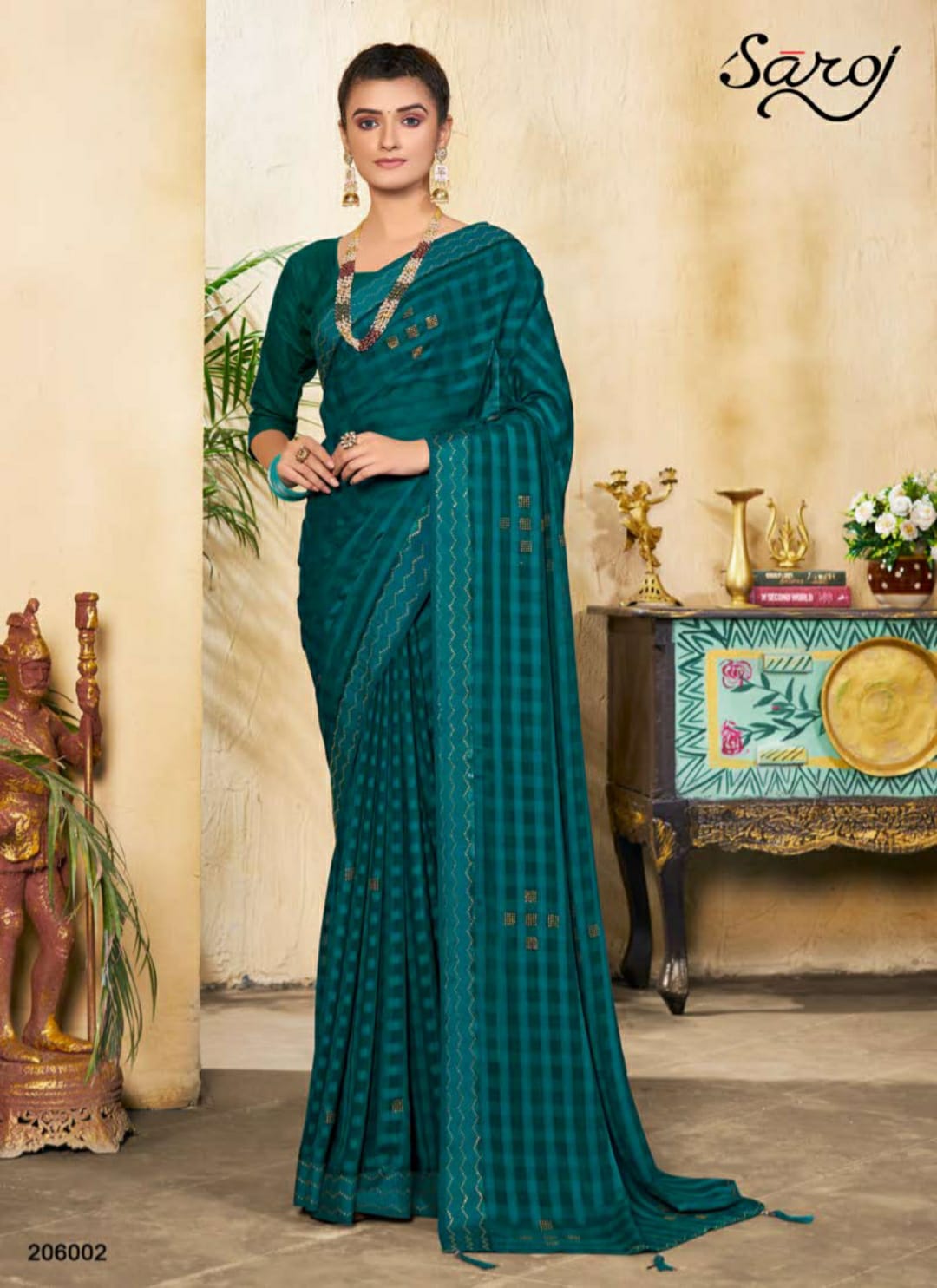 saroj saree sutra georgette exclusive print saree catalog