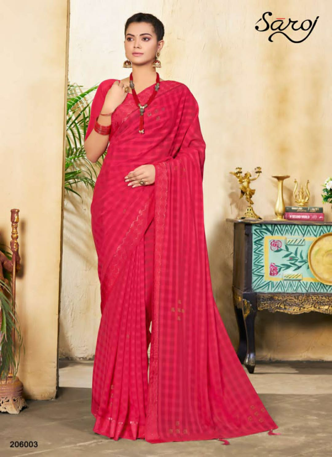 saroj saree sutra georgette exclusive print saree catalog