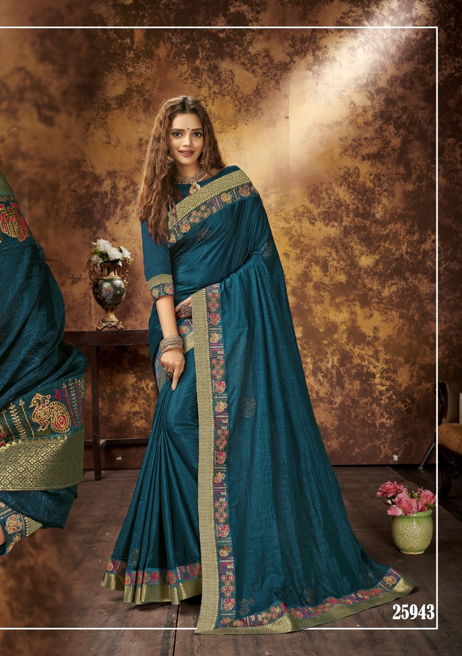 shakunt ashtami Vichitra Dyed regal look saree catalog